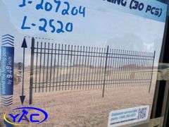 Wrought Iron Site Fencing (30 Pieces)