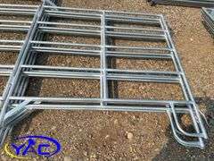 5- Galvanized Livestock Panel W/ Gate (BUYER MUST PAY 5X THE BID PRICE)