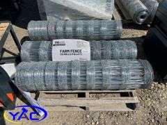 3- Rolls Of Galvanized Fencing (BUYER MUST PAY 3X THE BID PRICE)