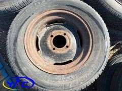 16 -15" Concord Packer Tires (Rims Only - Tires Cracked & Weathered)