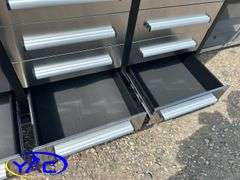 7FT 20 Drawers Stainless Steel Workbench