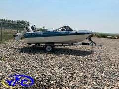 1989 16' SATURN BOAT W/ 1986 TRAILER