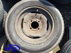 16 -15" Concord Packer Tires (Rims Only - Tires Cracked & Weathered)