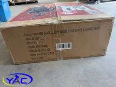 Black & Gray Race Style Gaming Chair (Returned Item, Opened Box & Possibly Missing Parts, Damaged Bo