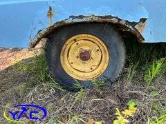 Blue & White Truck Topper On Wheels