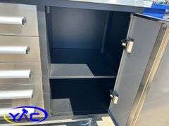 7 Ft 10 Drawers Stainless Steel WorkBench