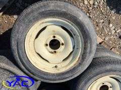 14 - 15" Concord Packer Tires (Rims Only - Tires Weathered & Cracked)