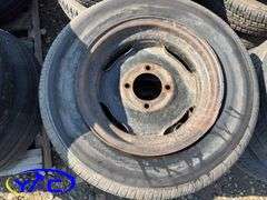 16 -15" Concord Packer Tires (Rims Only - Tires Cracked & Weathered)