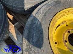 8- Assorted 9.5L-15 Implement Tires W/ Rims