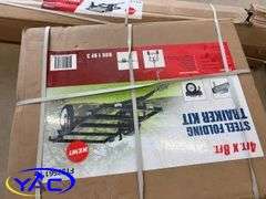 4ft X 8FT Folding Trailer Kit (Returned Item, Opened Box & Possibly Missing Parts, Damaged Box )