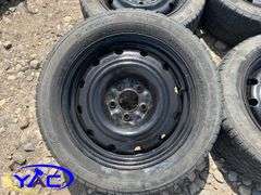 4- 205/55R16 Tires & Rims Off Honda