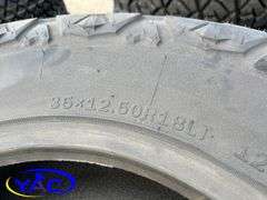 4- 35x 12.50R18LT Tires (BUYER MUST PAY 4X THE BID PRICE)