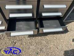 7FT 20 Drawers Stainless Steel Workbench