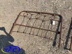 Vintage Metal Headboard 36"H x 48"W & Footboard 33"H x 48"W