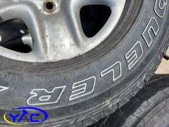 4- 255/70R18 Tires & Rims Off Of A Dodge