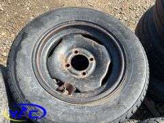 16 -15" Concord Packer Tires (Rims Only - Tires Cracked & Weathered)