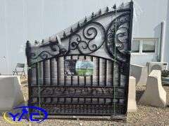 14Ft Bi-Parting Iron Gates