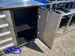 7 Ft 10 Drawers Stainless Steel WorkBench