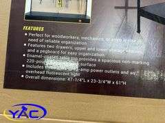 48” Work Bench (Returned Item, Opened Box & Possibly Missing Parts)