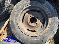 16 -15" Concord Packer Tires (Rims Only - Tires Cracked & Weathered)