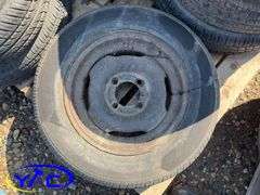 16 -15" Concord Packer Tires (Rims Only - Tires Cracked & Weathered)