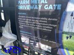 20FT Farm Iron Gate