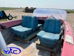 1975 BOAT W/ 65HP EVENRUDE MOTOR & 1975 EASYLOADER TRAILER