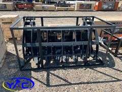 72" Root Rake Grapple Clamshell Skid Steer