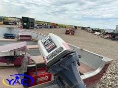 LUND 14' BOAT W/ TRAILER