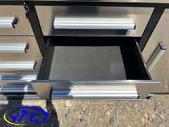 7 Ft 10 Drawers Stainless Steel WorkBench