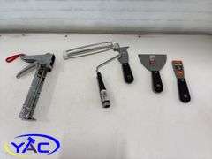 Paint Roller/ Caulking Gun/ Scraper