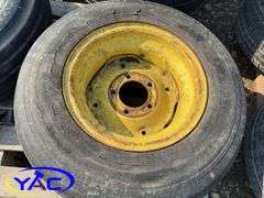 8- Assorted 9.5L-15 Implement Tires W/ Rims