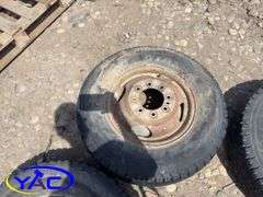 4- 16" Dual Wheels For 1Ton 225/75R16 & 2- Wheels ( Weather Worn and Cracked)
