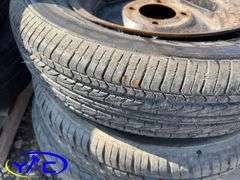 16 -15" Concord Packer Tires (Rims Only - Tires Cracked & Weathered)