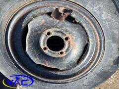 16 -15" Concord Packer Tires (Rims Only - Tires Cracked & Weathered)