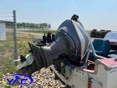 1975 BOAT W/ 65HP EVENRUDE MOTOR & 1975 EASYLOADER TRAILER