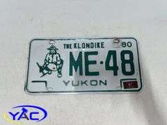2- N.W.T. Lisence Plates