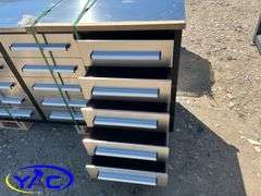 Steelman 7 Ft 20 Drawer Stainless Steel  Workbench
