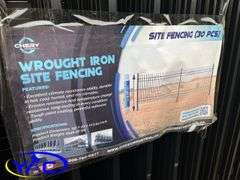Wrought Iron Site Fencing (30 Pieces)