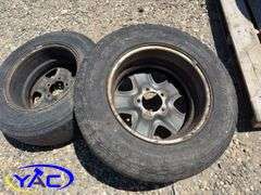 4- 255/70R18 Tires & Rims Off Of A Dodge