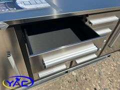 7 Ft 10 Drawers Stainless Steel WorkBench