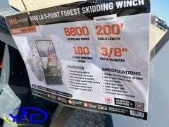 8800 LB 3-PTH Forest Skidding Winch