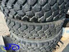 4- 11.00R20 Tires & Rims (BUYER MUST PAY 4X THE BID PRICE)