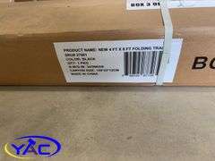 4ft X 8FT Folding Trailer Kit (Returned Item, Opened Box & Possibly Missing Parts, Damaged Box )