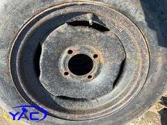 16 -15" Concord Packer Tires (Rims Only - Tires Cracked & Weathered)