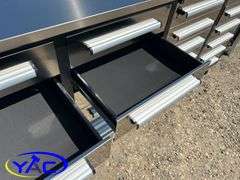 10FT 30 Drawers Stainless Steel WorkBench