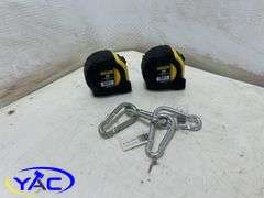 2 - 25' Measuring Tape, 5 - 7x70mm Snap Hooks