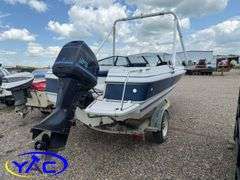 1987 BAYLINER CAPRI BOAT W/ 2004 EZ-LOADER TRAILER