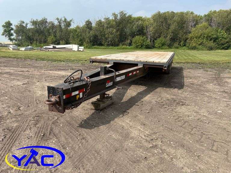 24' Flatdeck Homemade Trailer