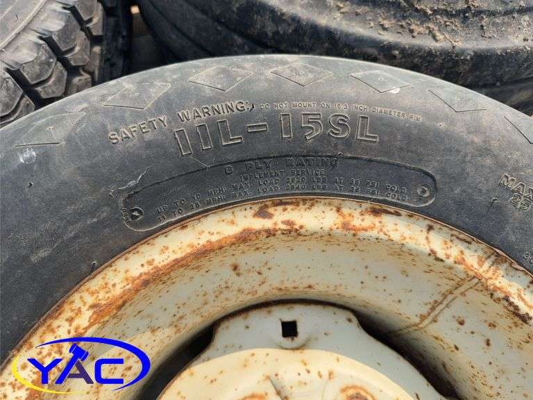 11L-15SL Tire W/ 6 Hole Rim